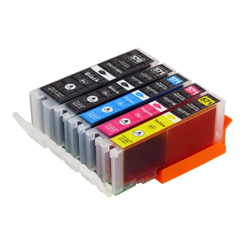 Compatible Canon PGI-570XL/CLI-571XL (0372C004) High Capacity Ink Cartridge Multipack
