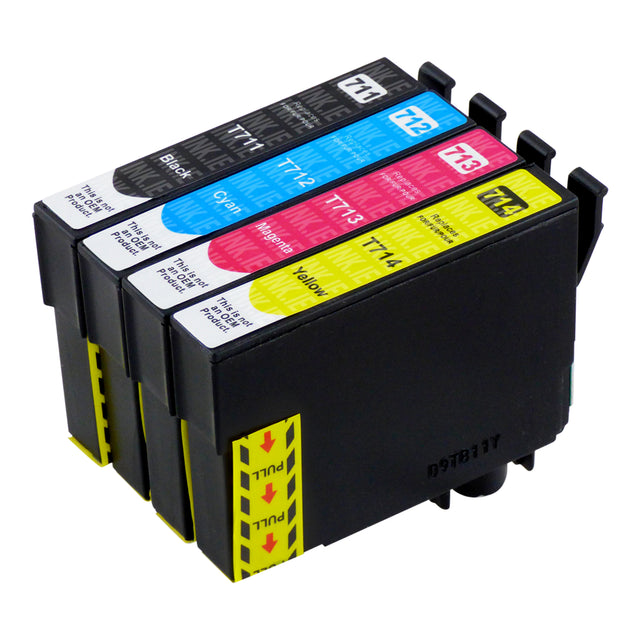 Compatible Epson T0715 High Capacity Ink Cartridge Multipack