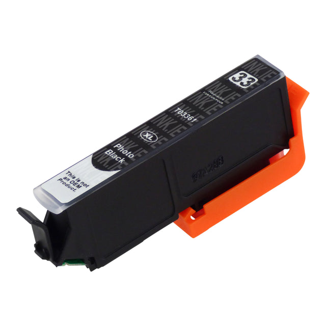 Compatible Epson T33XL (T3361) Photo Black Ink Cartridge