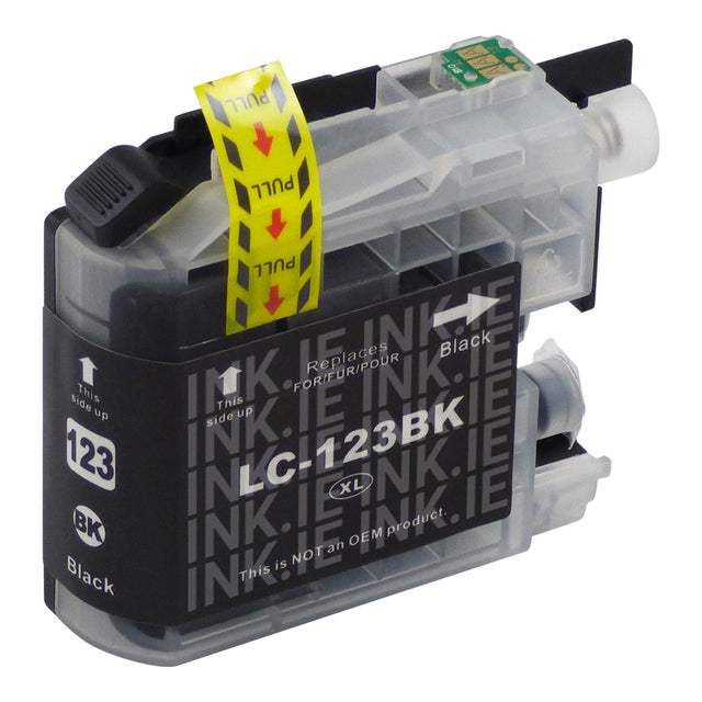 Compatible Brother LC123XL Black Ink Cartridge