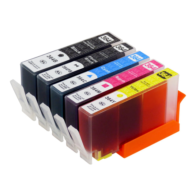 Compatible HP 364XL (N9J74AE) High Capacity Ink Cartridge Multipack Including Photo Black