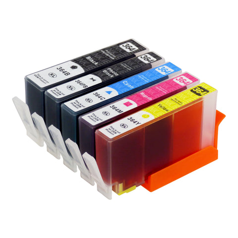 Compatible HP 364XL (N9J74AE) High Capacity Ink Cartridge Multipack Including Photo Black