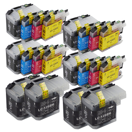 Compatible Brother LC129XL - BIG BUNDLE DEAL - (4 Black & 4 Multipacks) - Pack of 20 Cartridges