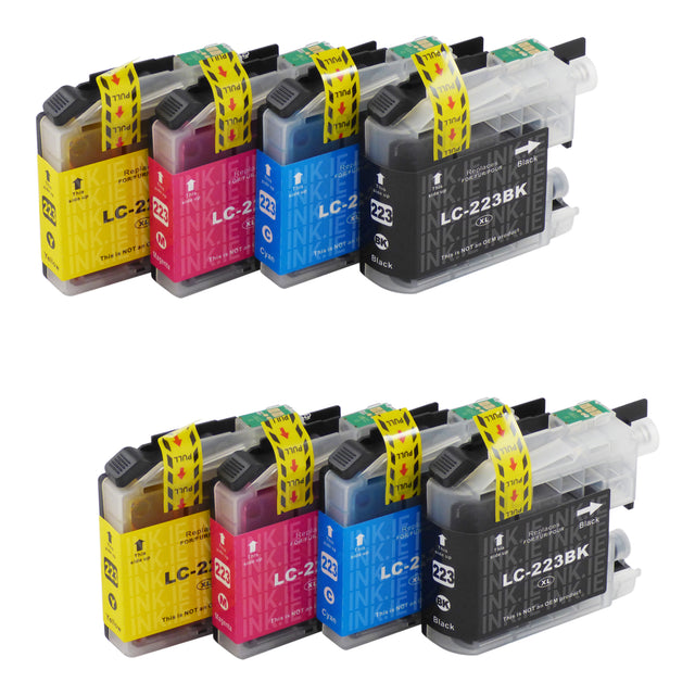 Compatible Brother LC223XL Ink Cartridges Multipack (2 Packs)