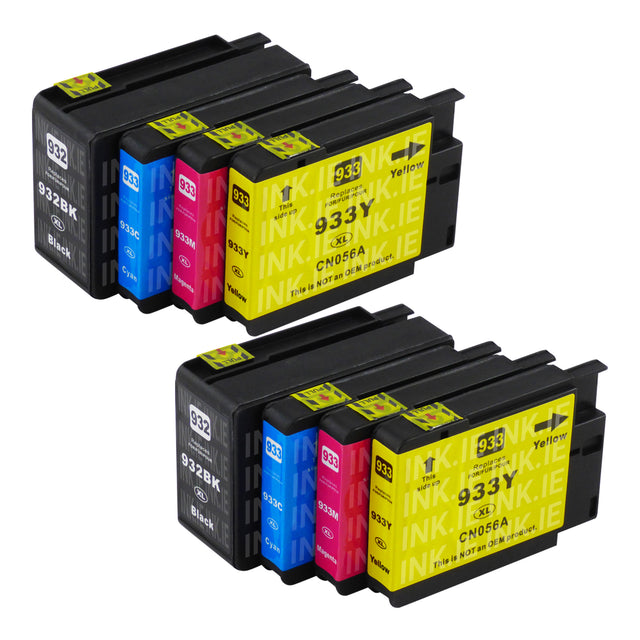 Compatible HP 932XL/933XL Ink Cartridges Multipack (2 Sets)