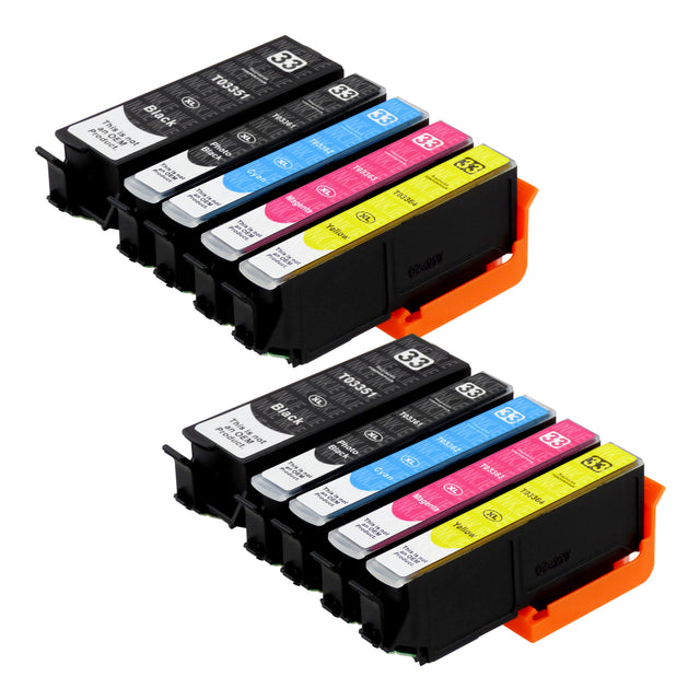 Compatible Epson T33XL (T3357) High Capacity Ink Cartridge Multipack Including Photo Black (2 Sets)