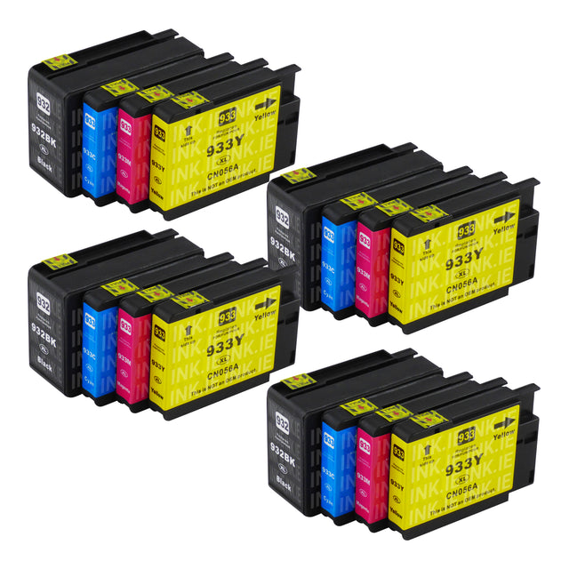 Compatible HP 932XL/933XL Ink Cartridges Multipack (4 Sets)