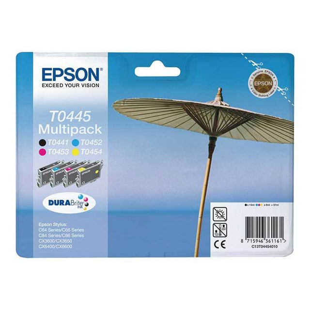 Original Epson T0445 Ink Cartridges Multipack