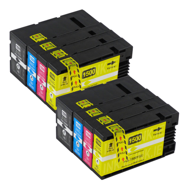 Compatible Canon PGI-1500XL Ink Cartridges Multipack (2 Sets)