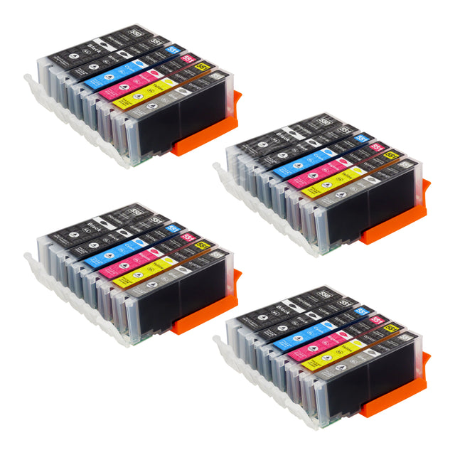 Compatible Canon PGI-550XL/CLI-551XL High Capacity Ink Cartridge Multipack Including Grey (4 Sets)