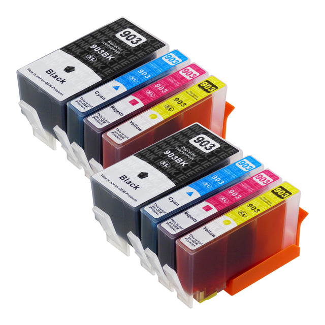 Compatible HP 903XL (3HZ51AE) High Capacity Ink Cartridge Multipack (2 Sets)