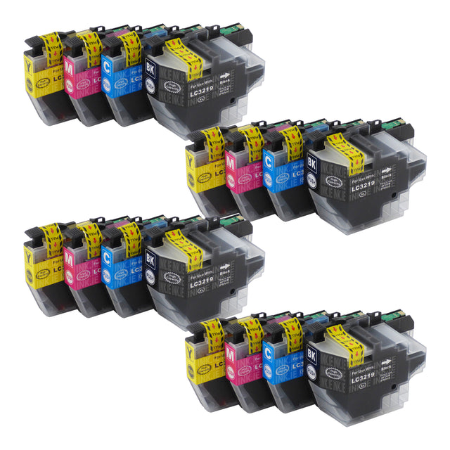 Compatible Brother LC3217XL/LC3219XL Ink Cartridges Multipack (4 Sets)