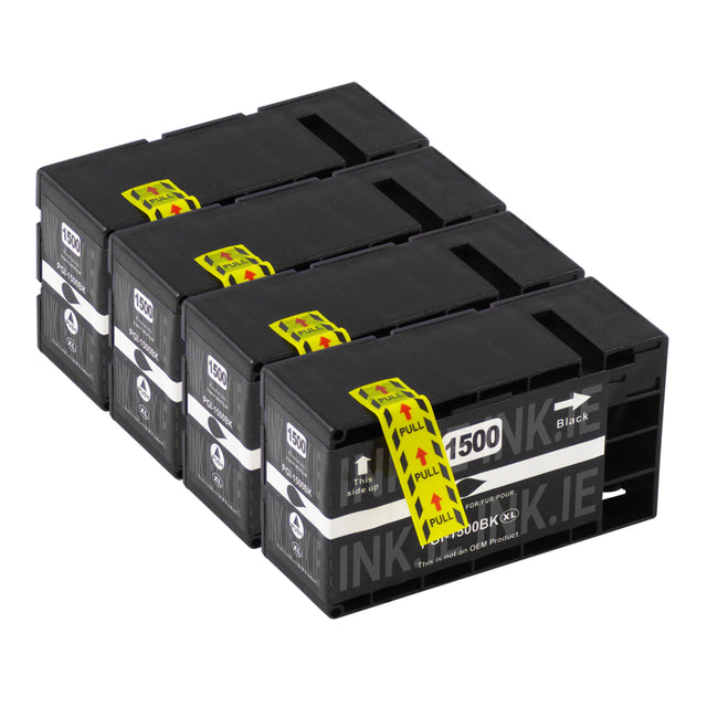 Compatible Canon PGI-1500XL Black Ink Cartridge Quadpack