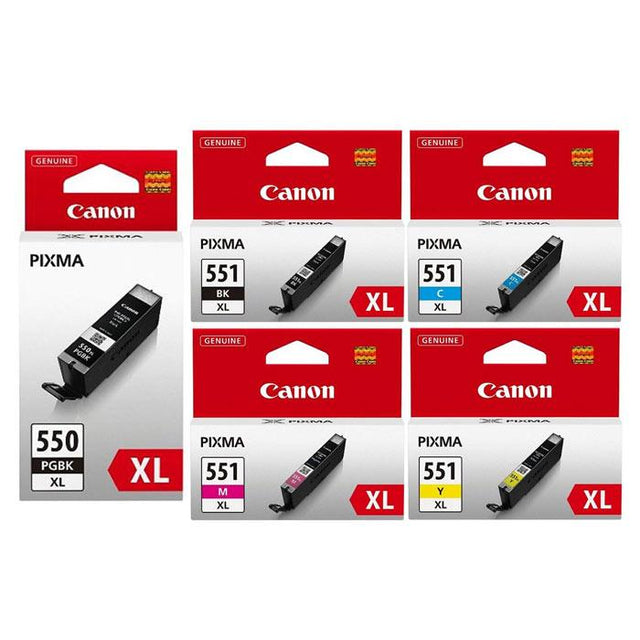 Original Canon PGI-550/CLI-551 Ink Cartridges Multipack