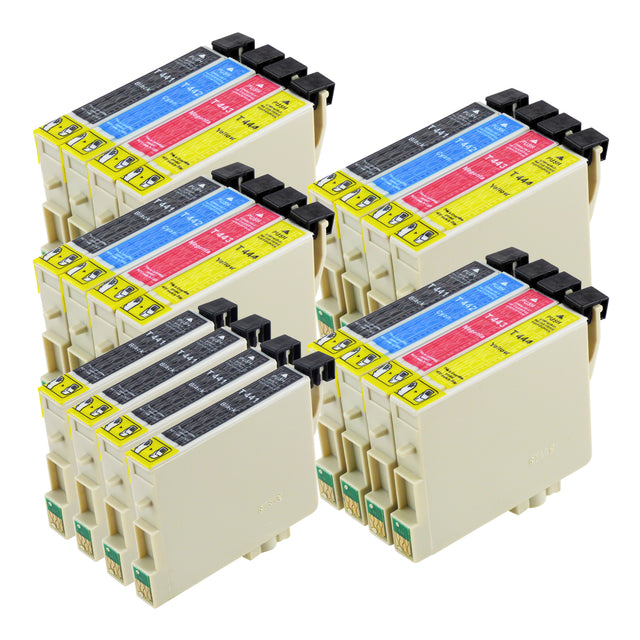 Compatible Epson T0445 & T0441 - BIG BUNDLE DEAL (4 Black & 4 Multipacks) - Pack of 20 Cartridges
