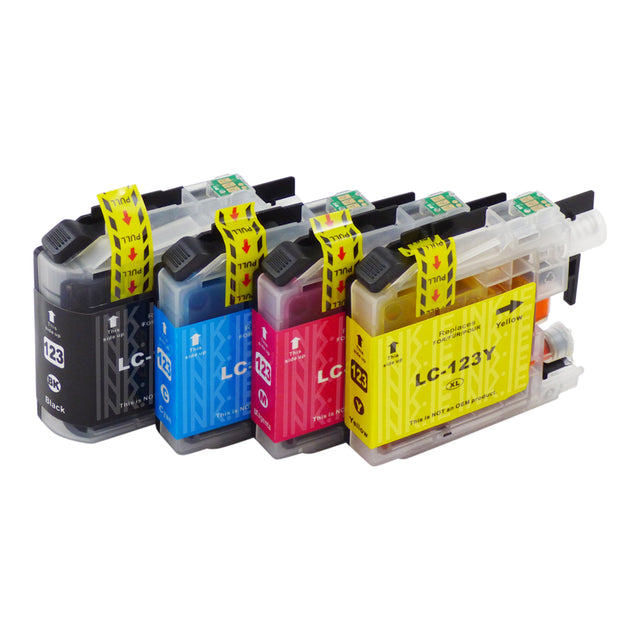 Compatible Brother LC123XL Ink Cartridges Multipack