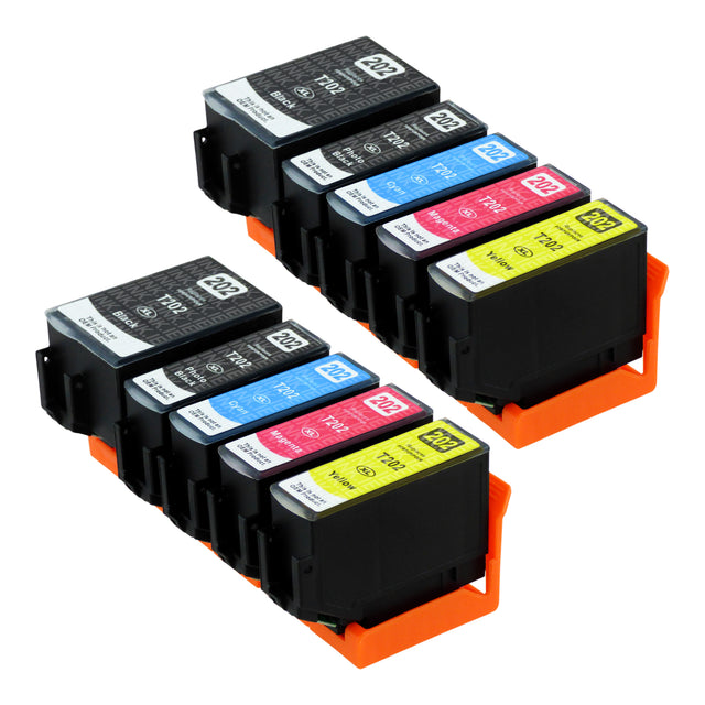 Compatible Epson 202XL (T02G7) High Capacity Ink Cartridge Multipack Including Photo Black (2 Sets)