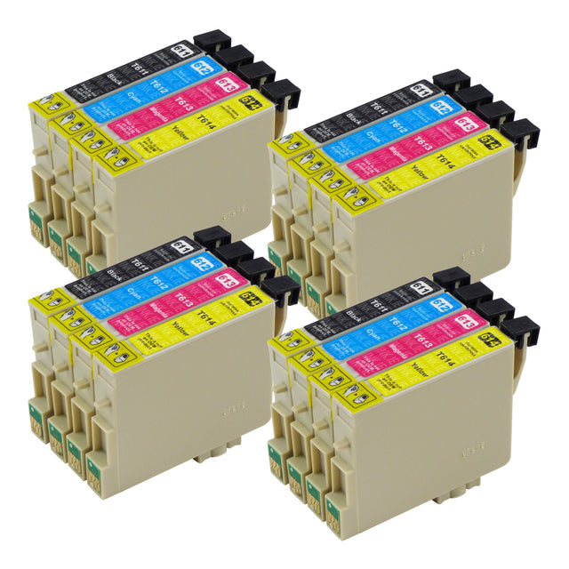 Compatible Epson T0615 Ink Cartridges Multipack (4 Packs)