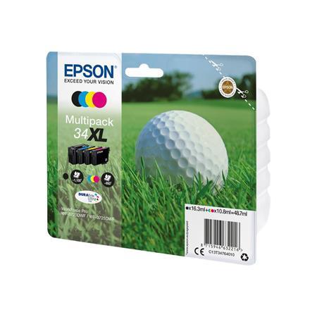 Original Epson T34XL (T3476) Ink Cartridges Multipack