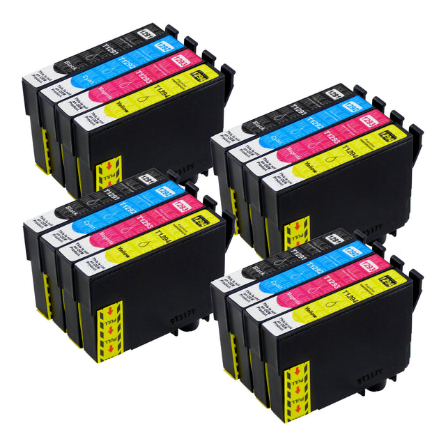 Compatible Epson T1295 High Capacity Ink Cartridge Multipack (4 Sets)