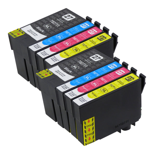 Compatible Epson T27XL (T2716) High Capacity Ink Cartridge Multipack (2 Sets)