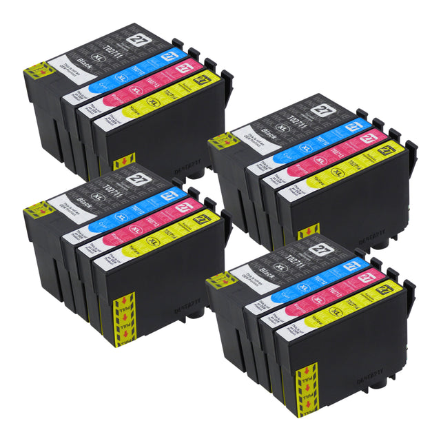 Compatible Epson T27XL (T2716) High Capacity Ink Cartridge Multipack (4 Sets)