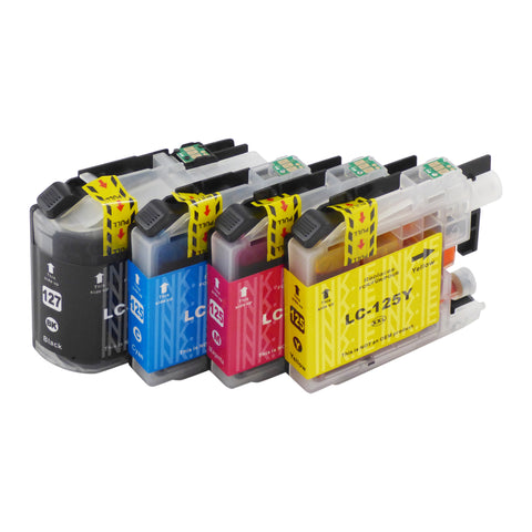 Compatible Brother LC127XL/LC125XL Ink Cartridges Multipack