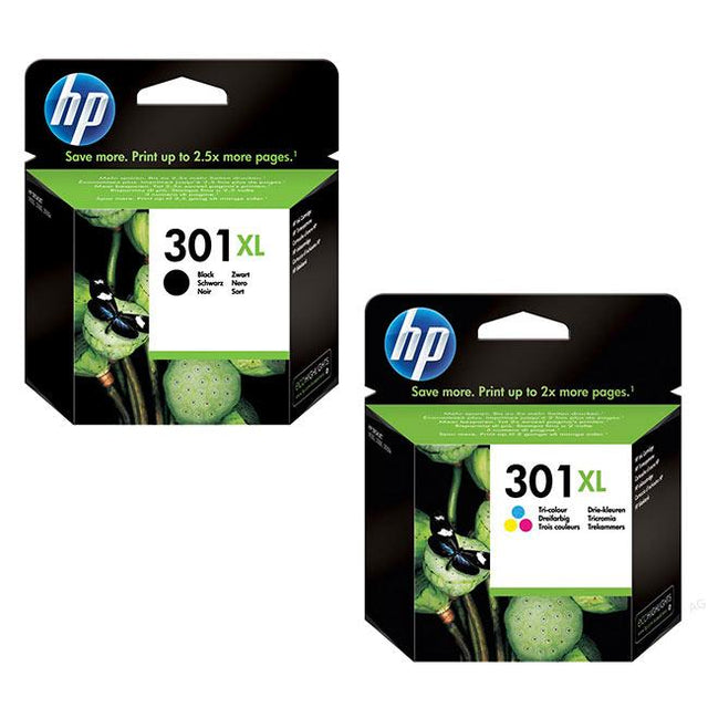 Original HP 301XL Ink Cartridges Multipack