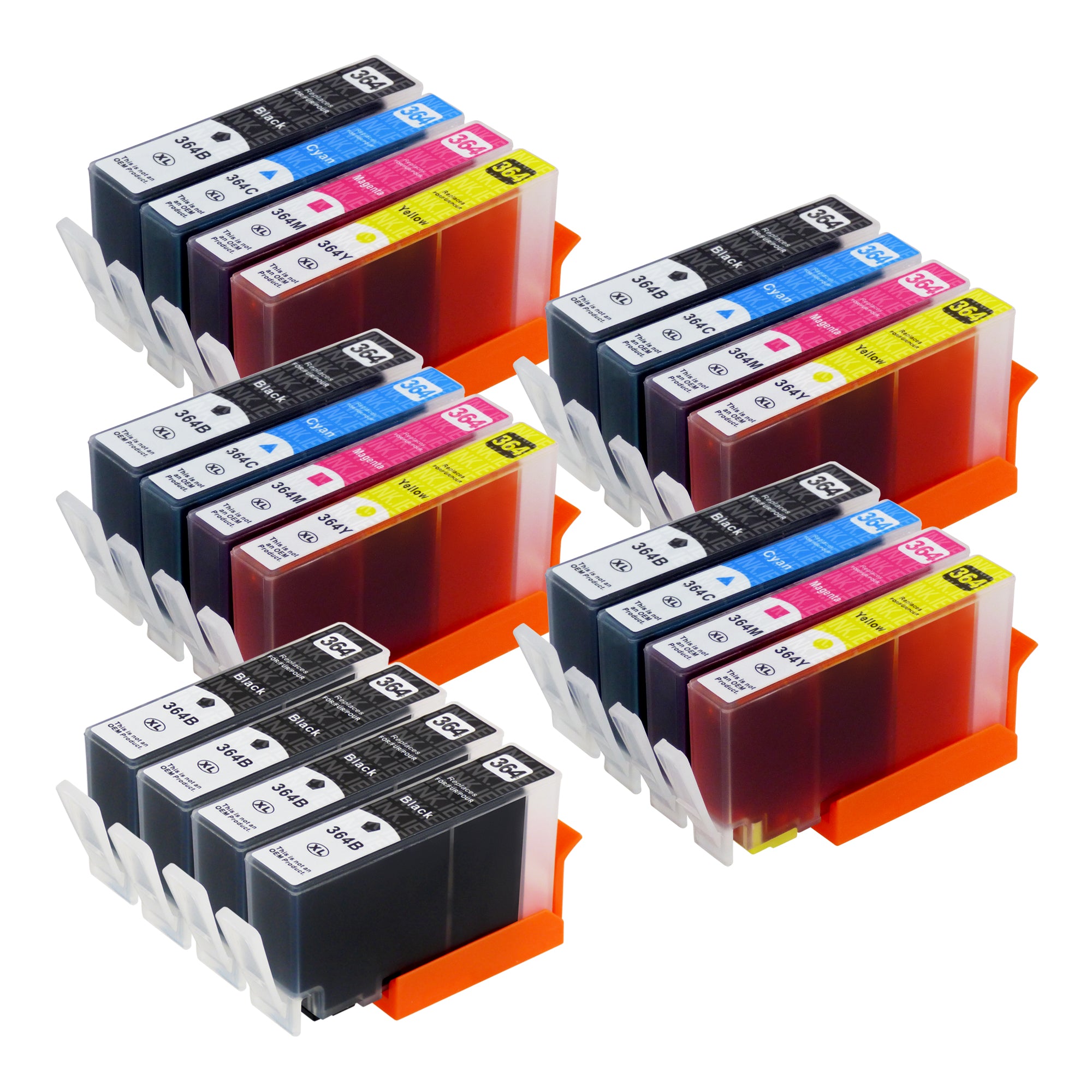 Compatible HP 364XL BIG BUNDLE DEAL 4 Black 4 Multipacks Pack of 20 Cartridges