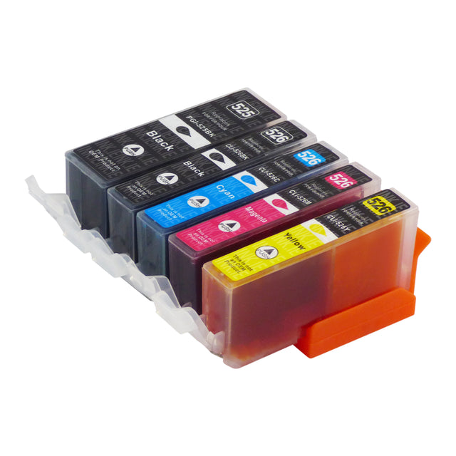 Compatible Canon PGI-525/CLI-526XL High Capacity Ink Cartridge Multipack