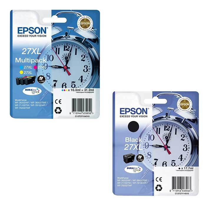 Epson T27XL (Alarm Clock) Ink Cartridges