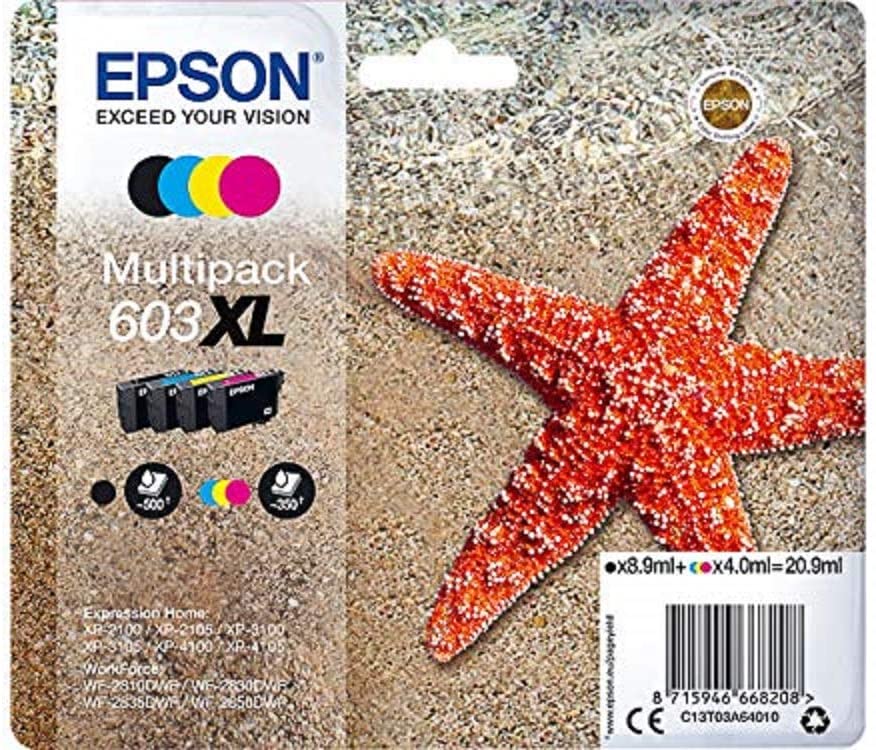Epson 603XL (Star Fish) Ink Cartridges