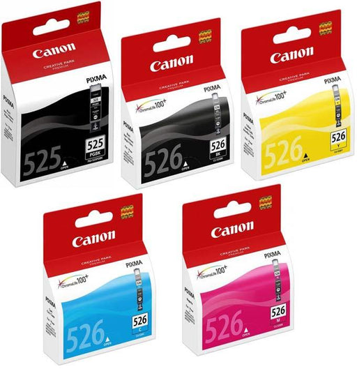 Original Canon PGI-525/CLI-526 Ink Cartridges Multipack