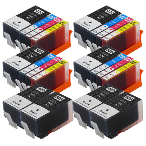Compatible HP 920XL (C2N92AE) - BIG BUNDLE DEAL - (4 Black & 4 Multipacks) - Pack of 20 Cartridges