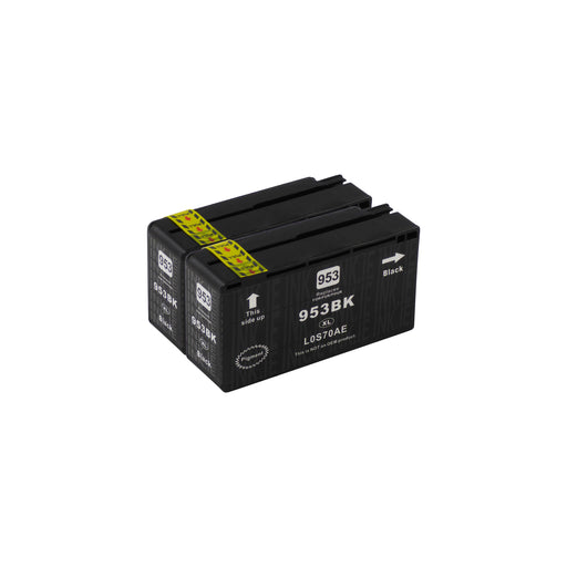 Compatible HP 953XL (L0S70AE) High Capacity Black Ink Cartridge Twinpack