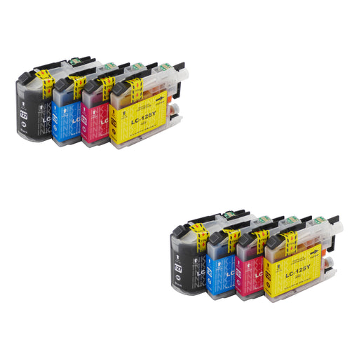 Compatible Brother LC127XL/LC125XL Ink Cartridges Multipack (2 Sets)