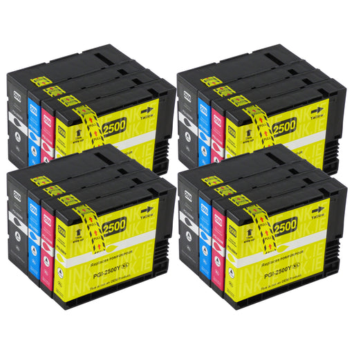 Compatible Canon PGI-2500XL Ink Cartridges Multipack (4 Sets)