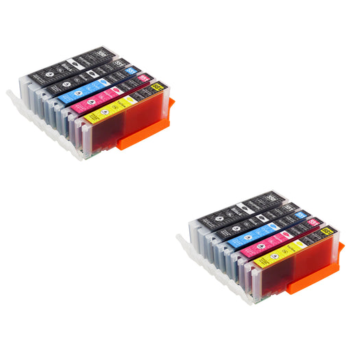 Compatible Canon PGI-550XL/CLI-551XL High Capacity Ink Cartridge Multipack - (2 Sets)