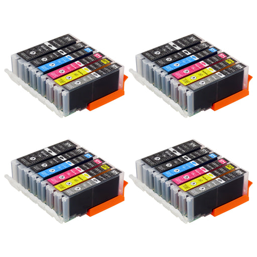 Compatible Canon PGI-570XL/CLI-571XL (0372C004) High Capacity Ink Cartridge Multipack Including Grey (4 Sets)