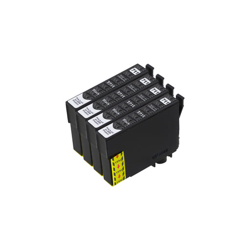 Compatible Epson T0711 High Capacity Black Ink Cartridge Quadpack