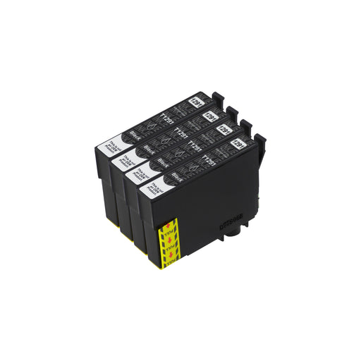 Compatible Epson T1291 High Capacity Black Ink Cartridge Quadpack