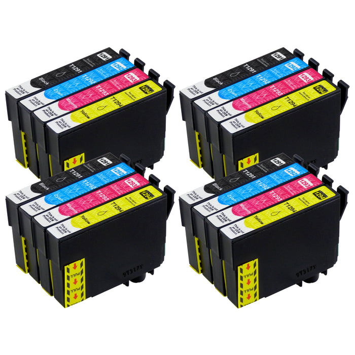 Compatible Epson T1295 High Capacity Ink Cartridge Multipack (4 Sets)