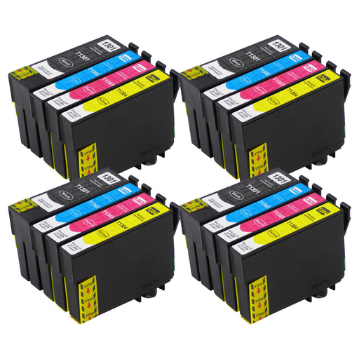 Compatible Epson T13XL (T1306) High Capacity Ink Cartridge Multipack (4 Sets)