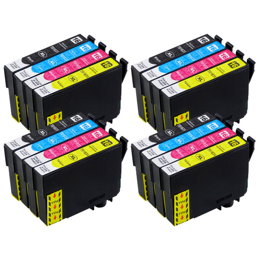 Compatible Epson T16XL (T1636) High Capacity Ink Cartridge Multipack (4 Sets)