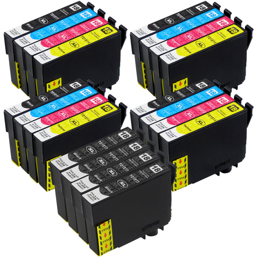 Compatible Epson T18XL - BIG BUNDLE DEAL (4 Black & 4 Multipacks) - Pack of 20 Cartridges