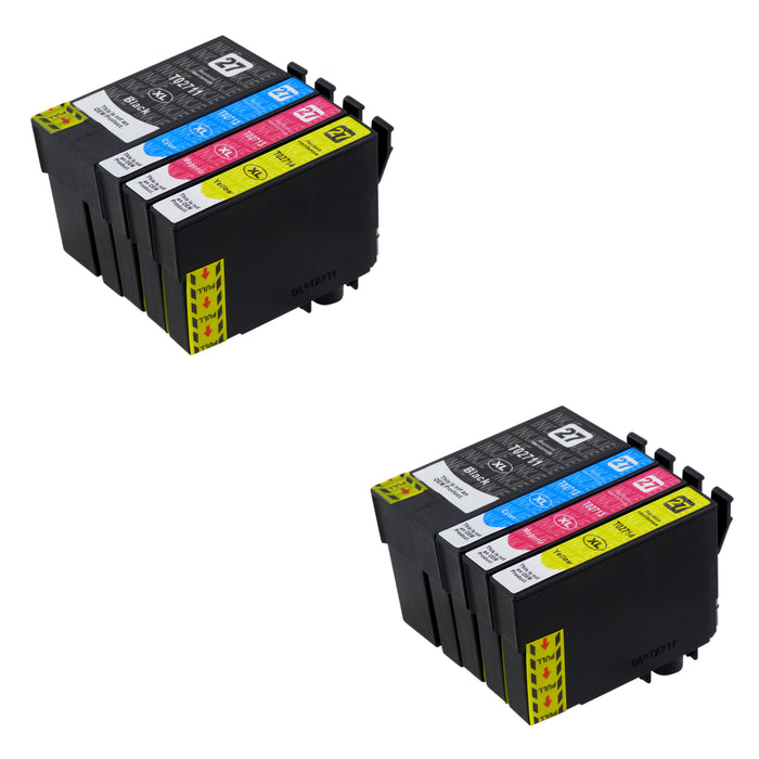 Compatible Epson T27XL (T2716) High Capacity Ink Cartridge Multipack (2 Sets)