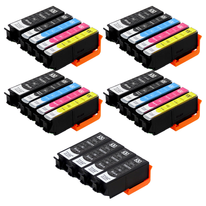 Compatible Epson T33XL - BIG BUNDLE DEAL (4 x Multipacks & 4 x Black) - Pack of 24 Cartridges